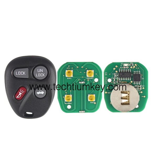 315Mhz FCC:KOBLZAR1XT 4 button remote key for Cadillac
