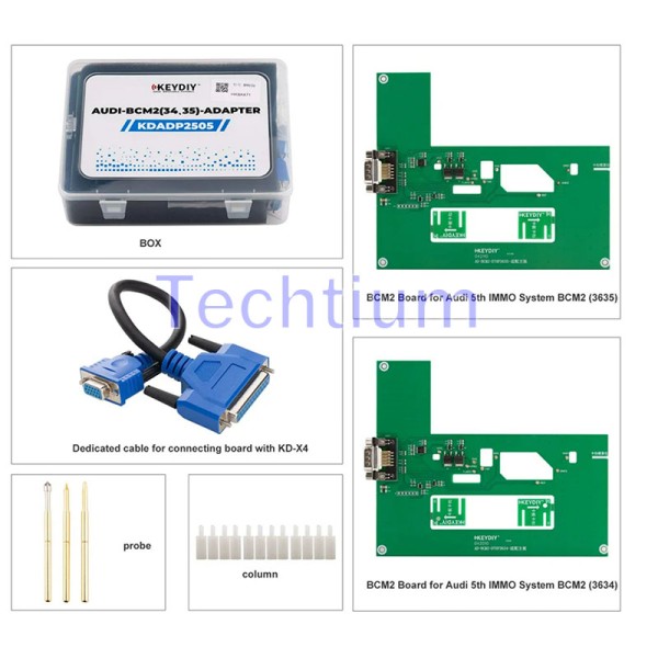 KEYDIY BCM2 (34 35) Adapter for Audi 5th IMMO System BCM2 (3634, 3635) KDADP2505 Work with KD-X4