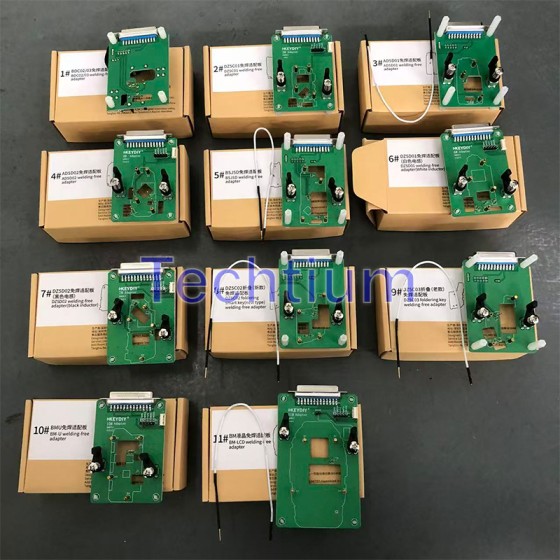 KEYDIY Clamp Adapter Type 11 Pieces of Adapter Boards Work with KD-X4, KD MAX and Other Devices Support Permanent Free Use