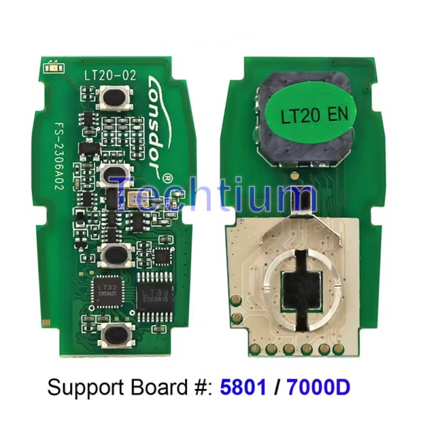 Lonsdor LT20-2 Smart Key PCB For Subaru Smart key Board number: 5801, 7000